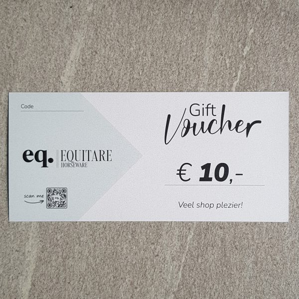 gift voucher voor equitare horseware voor €10